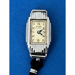Vintage Art Deco Kelton 7 Jewels Watch 4 parts / repair